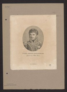 Portrait of Prince Józef Poniatowski; graphic artist: Peter Bohmann (fl. 1800–182?); publisher;