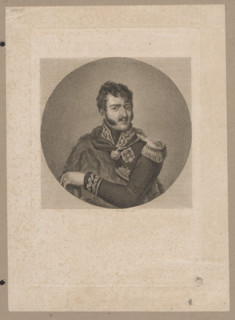 Portrait of Prince Józef Poniatowski; artists: Justine Lesuire (fl. ca. 1810) and Bourdain (fl.