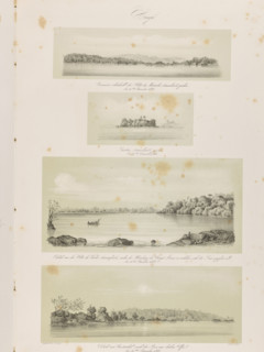 Xingu; 1) Waterfall above Martinho's hut looking downstream, December 9, 1842; 2) Puinteua looking