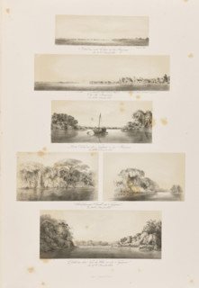 1) View of the Xingu River in the Amazon, December 23, 1842; 2) Rio das Amazonas, December 26,