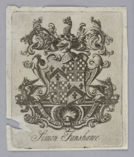 Simon Fanshawe: Dux Vitae Ratio in Cruce Victoria, graphic artist; heraldic animals; heraldic-text