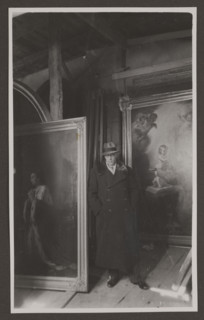 Vilnius. Cathedral. 'Cleaning of Cathedral Paintings - Jerzy Hoppen'; photographer: Edmund and