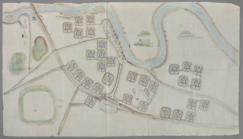 Fortification plan; graphic artist; Chinese art; Chinese; maps; early 20th century; graphic print;
