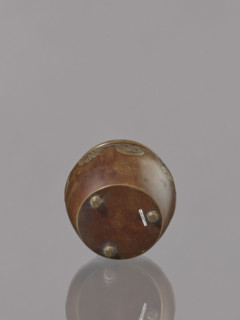Bowl, bronze; Japanese; floral ornament; Meiji period (1868–1912), early 20th century; vessel;