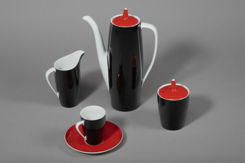 'Goplana' coffee set, Cmielów SA Porcelain and Ceramic Products Factory (1920–1939; 1946–1951),