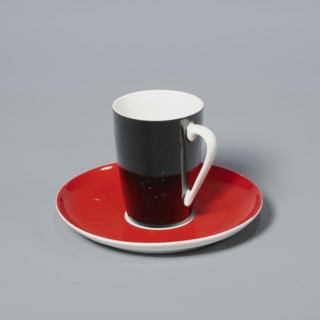 Cup and saucer from the 'Goplana' coffee set, designer Wincenty Potacki (1904–2001), manufactured