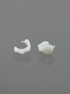 Pair of earrings; maker: Rubiec-Masalski, Fyodor Vasilyevich (1865-1920?); Chinese art; Chinese;