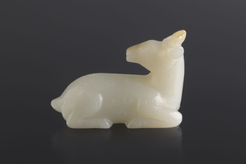 Deer paperweight by Fyodor Vasilyevich Rubiec-Masalski (1865–1920?), Chinese; attributed to