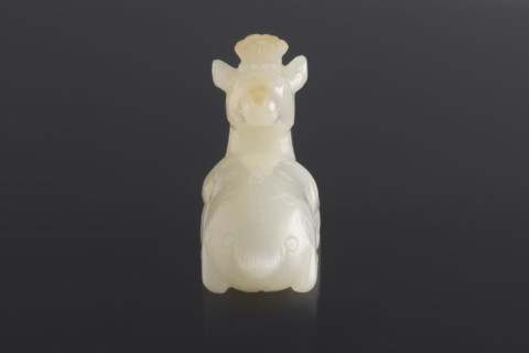 Deer paperweight; maker: Rubiec-Masalski, Fyodor Vasilyevich (1865–1920?); materials/subject: