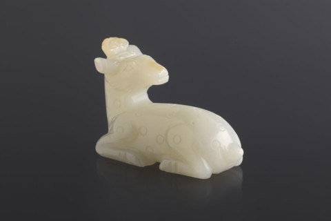 Deer paperweight by Fyodor Vasilyevich Rubiec-Masalski (1865–1920?), Chinese, attributed to Qing
