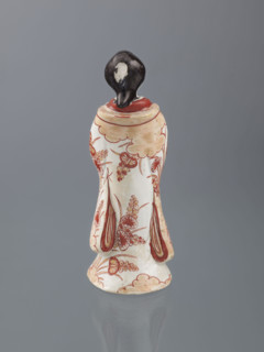 Beauty (bijin), Japanese art; Edo (1603–1868); imari; women; bijin; plant ornament; kimonos; 19th