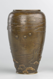 Vase; maker: Fyodor Vasilyevich Rubiec-Masalski (1865-1920?) and Jerzy Tulisov (1943- ); Japanese