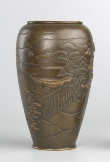 Vase, Rubiec-Masalski; Fyodor Vasilyevich (1865-1920?); Tulisov, Jerzy (1943– ); Japanese art,