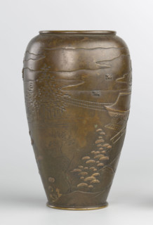 Vase by Fyodor Vasilyevich Rubiec-Masalski (1865–c.1920?) and Jerzy Tulisov (b.1943), Japanese,