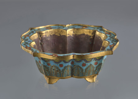 Bowl, maker: Fyodor Vasilyevich Rubiec-Masalski (1865-1920?), Chinese, maker: Jerzy Tulisov (1943-