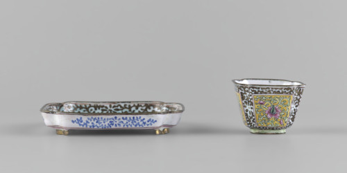 Bowl with saucer; maker: Ignacy Jan Paderewski (1860–1941); Chinese, Qing (1644–1911); painted