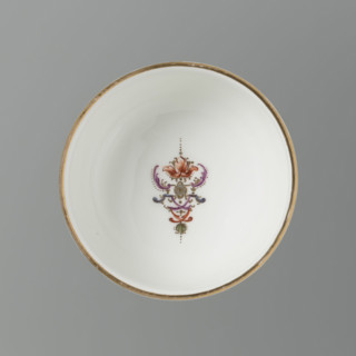 Hemispherical bowl, Koenigliche Porzellain Fabrique, Meissen (1710–1763), manufacturer, ca. 1750,