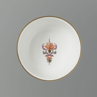 Hemispherical bowl, Koenigliche Porzellain Fabrique, Meissen (1710–1763), manufacturer; ca. 1750;