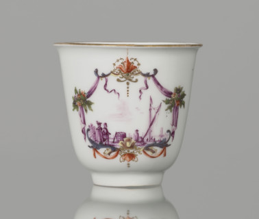 Tall chalice cup, Koenigliche Porzellain Fabrique, Meissen (1710–1763), manufacturer, ca. 1750,