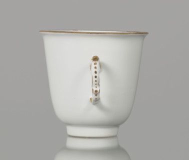 Tall chalice cup, Meissen porcelain (Koenigliche Porzellain Fabrique, Meissen), ca. 1750; vessel;