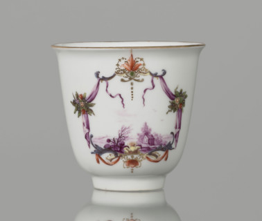 Tall chalice cup, Koenigliche Porzellain Fabrique, Meissen (1710–1763), manufacturer, ca. 1750,