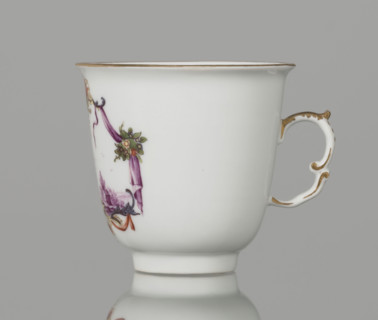 Tall chalice cup, Koenigliche Porzellain Fabrique, Meissen (1710–1763), manufacturer, ca. 1750,