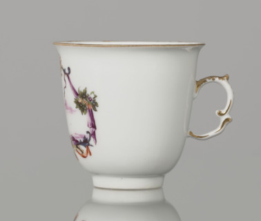 Tall chalice cup; Koenigliche Porzellain Fabrique, Meissen (1710–1763), manufacturer; ca. 1750;