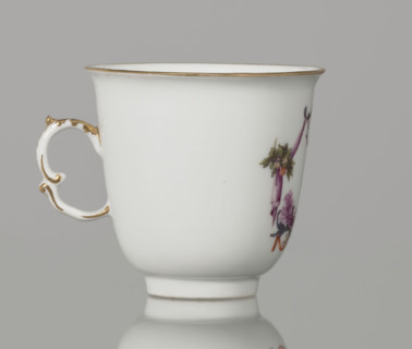 Tall chalice cup, Koenigliche Porzellain Fabrique, Meissen (1710–1763), manufacturer, ca. 1750,