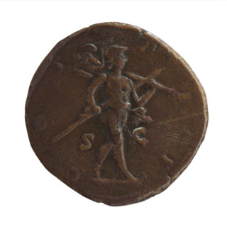 Sestertius of Marcus Aurelius (121–180; Roman emperor 161–180), 170–171, Roman Empire (Rome).