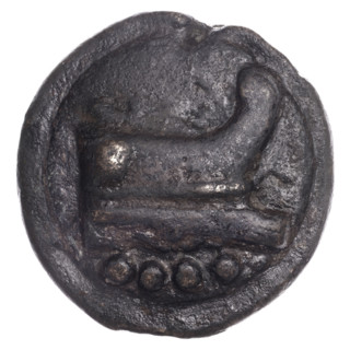 triens (aes grave), publisher, head of Minerva, ship's prow, Minerva (mythology), Corinthian