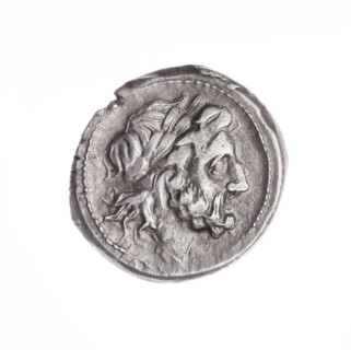 Victoria (personification); Jupiter (mythology); head of Jupiter; trophies; Victoria crowning;