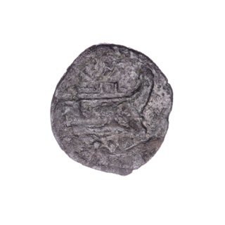 Quarter; obverse: head of Hercules right, behind it value mark ooo. Reverse: ship's prow right;