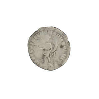 Denarius, Commodus (reigned 177–192). Obverse: Head of Commodus in a laurel wreath facing right,
