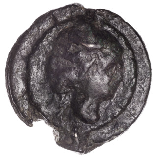 as (aes grave), publisher, Mercury (mythology), heads of the Janus-type Dioscuri, head of Mercury,