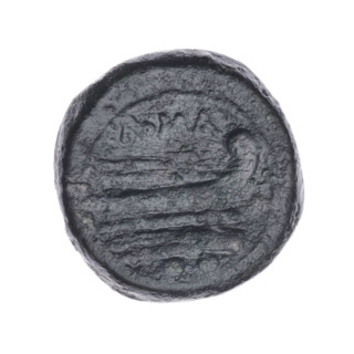 sextant, publisher, ship's prow, head of Mercury, message, Mercury (mythology); Obv. Head of