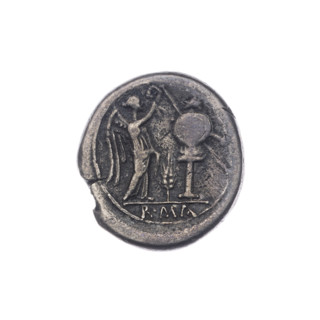 Jupiter (mythology), Jupiter's head, ears of grain, Wiktoria (personification), laurel wreath