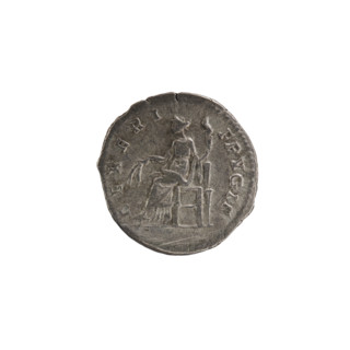 Denarius, Julia Domna (ca. 160–217), wife of Septimius Severus; Ceres iconography. Obverse: IVLIA