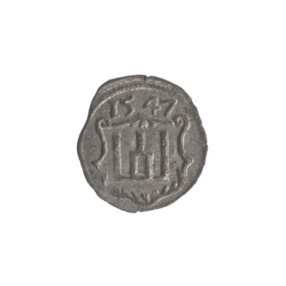 Lithuanian obol of Sigismund II Augustus (King of Poland, 1544–1572), Jagiellonian dynasty. Silver