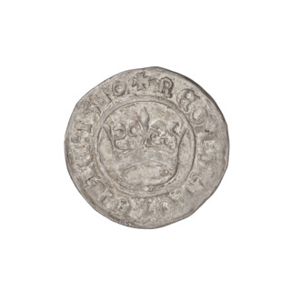 Crown half-grosz, Sigismund I the Old (King of Poland; 1506–1548). Reverse: Polish eagle; in the
