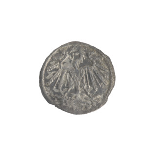 Lithuanian denarius, Sigismund II Augustus (King of Poland; 1544–1572); emblems of the Jagiellon