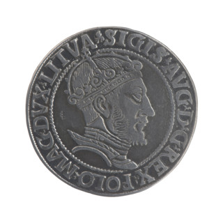 Lithuanian sixer, Sigismund II Augustus (King of Poland; 1544–1572). Jagiellonians (dynasty). Coats