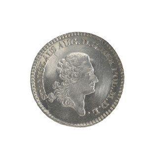 Obv.: Head of Stanislaw August, inscription around the rim: STANISLAUS AUG.DGREX POL.MDL - pearl