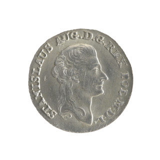 Gold crown, Stanislaw August Poniatowski (King of Poland; 1732–1798), 1794. Obverse: Head of