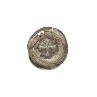 Denarius - bracteate (one-sided coin), R5 (rarity), iconography: Greek cross / equal-armed cross