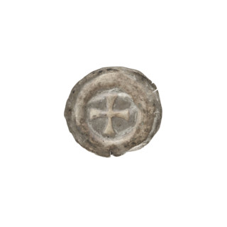denarius - bracteate; Greek cross I (iconographic); R5 (rare); equal-armed cross (iconographic)
