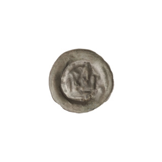 denarius - bracteate, crown II (iconographic), crowns, one-sided coins, crosses, balls, Teutonic