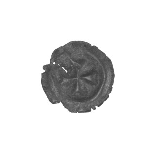 denarius - bracteate; iconography: Greek cross IV, cross with expanding arms, cross with forked
