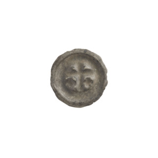 denarius - bracteate; Latin cross (iconographic) with slightly widening arm tips; equal-armed