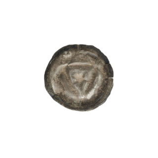 denarius - bracteate; shield with star I (iconographic); AR mark; shields; triangular shield