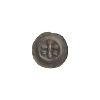 Denarius — bracteate; one-sided coin (diameter 14.2 mm, weight 0.18 g); ca. 1317/1318–ca.